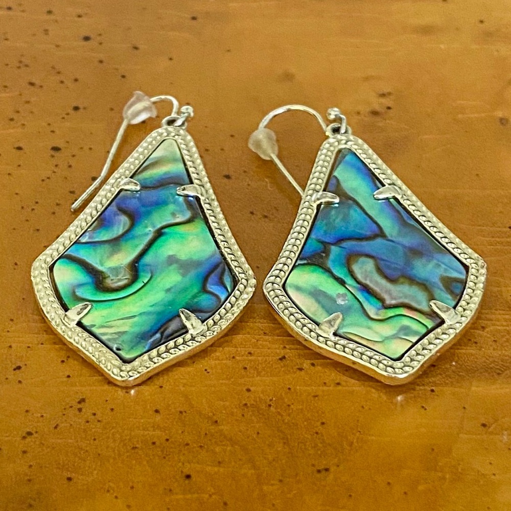 Kendra Scott Gold w/ Abalone Shell Alex earrings
